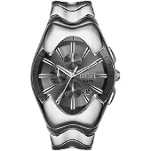 Diesel Analog klocka 'Mercurial' mörkgrå / svart / silver / vit
