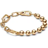 Pandora ME Metal Beads 14k Gold-plated armband 562793C00-2
