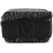 Armani Exchange Axelremsväska grå / svart