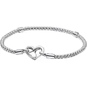 Pandora Moments Studded Chain armband 592453C00-21