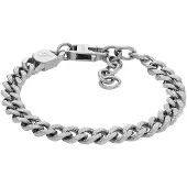 Fossil Harlow intaglio silverfärgat pansararmband JF04697040