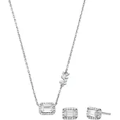 Michael Kors Premium silverfärgat smyckeset MKC1760CZSET
