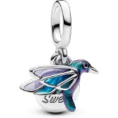 Pandora Moments blå kolibri berlock 793746C01