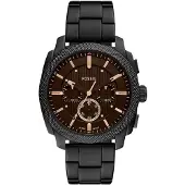 Fossil Analog klocka brun / mörkbrun / svart