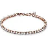 Pandora Timeless Sparkling Tennis 14k Rose gold-plated armband 581469C01-20