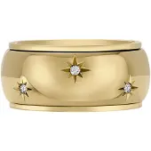 Fossil Ring 'Sadie' guld / transparent