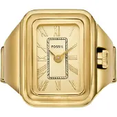 Fossil Ring guld / svart