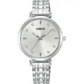 Lorus Herr RG261XX9 Vit Silver Klocka - Stilig och Funktionell