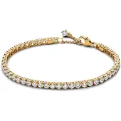 Pandora Timeless Sparkling 14 Gold Plated armband 561469C01-18