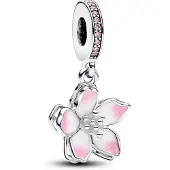 Pandora Timeless Cherry Blossom Sterling Silver enamel berlock 790667C01