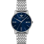 Emporio Armani Analog klocka mörkblå / silver