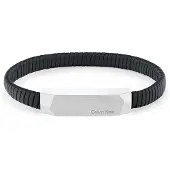 Calvin Klein Textured Leather Bracelet