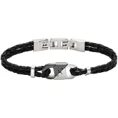 Emporio Armani Armband svart / silver