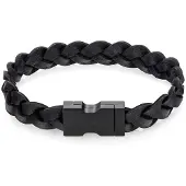 Calvin Klein Braided Leather Bracelet