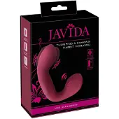 Javida Thumping - pulserande G-punkt & klitoris-vibrator (röd)