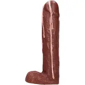 Shots S-Line - Dicky Cum - tvål formad som penis med pung (brun, 250 g)