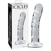 Icicles No. 62 - dildo med penisform - glas - transparent