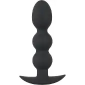 Black Velvets Heavy - 145 g klotformad analplugg (svart)
