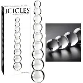 Icicles No. 2 - glaskulformad dildo - transparent