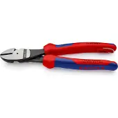 Knipex 74 02 200 T, Diagonal avbitartång, 4,2 mm, Kromvanadinstål, Plast, Blå, Röd, 200 mm