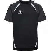 Hummel Tränings T-Shirt hmlLEAD 2.0 - Svart/Grå/Vit Barn, storlek 128 cm