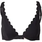 Hunkemoller Bikiniöverdel 'Scallop' svart