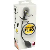 You2Toys - uppblåsbar analplugg med kulor - svart