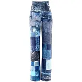 Winshape Sportbyxa 'CUL101C' nattblå / blå denim / ljusblå