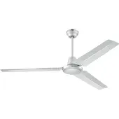 WESTINGHOUSE takfläkt Industrial, silver, tystgående, 142 cm Industrial, Aluminium / grå / zink, Vardagsrum / matsal, Metall, Modern
