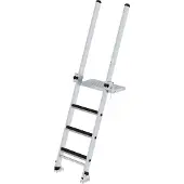 MUNK Günzburger Steigtechnik 012040 Aluminium Byggstege med trappsteg Arbetshöjd (max.): 3.05 cm 10 kg