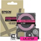 Epson LK-4PBF | svart text - fluorescerande rosa tejp | 12mm (original)