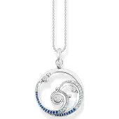 Thomas Sabo wave with blue stones halsband KE2143-644-1-L45V