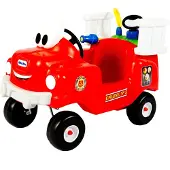 Little Tikes Spray & Rescue Fire Truck, 1,5 År, 4 hjul, Plast, Svart, Röd, Vit