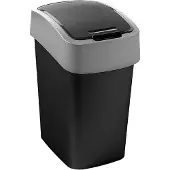 Curver Flip, 25 l, Rektangulär, Plast, Svart, Grå, Plast, 340 mm