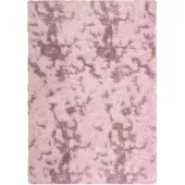 vidaXL Ryamatta med lång lugg NAVARRA dammig rosa 240x340 cm polyester