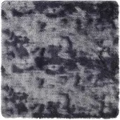 vidaXL Ryamatta med lång lugg NAVARRA mörkgrå 200x200 cm polyester