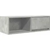 vidaXL TV-bänk betonggrå 80x31x25,5 cm konstruerat trä