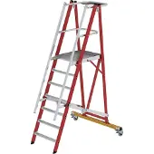 MUNK Günzburger Steigtechnik 036327 GFK/aluminium Plattformledare Arbetshöjd (max.): 750 cm