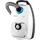 Siemens Z7.0 family allergyPlus VSZ7442S - Dammsugare - med behållare - påse - vit / svart
