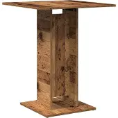 vidaXL Bistrobord gammalt trä 60x60x75 cm ingenjörsträ 856022