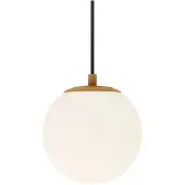 LUCANDE Glas pendellampa Bidolo , dimbar, Mässing / guld, Badrum, Glas, Pendellampa