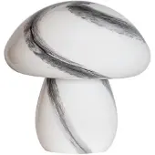 By Rydens Bordslampa , Mira Mushroom, Vit, Vardagsrum, Glas