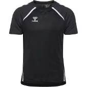 Hummel Tränings T-Shirt hmlLEAD 2.0 - Svart/Grå/Vit, storlek Large