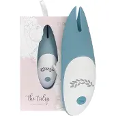 Huismerk Tulip - klitorisstimulator med vibrator - uppladdningsbar silikon turkos