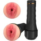 Tracy´s Dog Tracy's Dog Cup - realistisk konstgjord vagina-masturbator (svart/natur)
