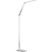 FISCHER&HONSEL GMBH LED golvlampa Geri, dimbar, Aluminium / grå / zink, Vardagsrum / matsal, Metall, Modern, LED-golvlampa