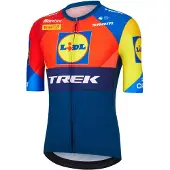 Santini Replica Lidl-trek 2025 Korta ärmar Cykeltröja