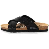 Bayton Pantolette 'GOMERA' grå / svart