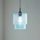 Argon Glas pendellampa Nesto , dimbar, Blå, Vardagsrum / matsal, Glas, Pendellampa