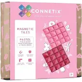 Connetix - Base Plate - Pastel Pink & Berry